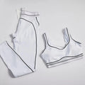 Women 2 Pieces Sports Set Seamless Tank Top High Waist Scrunch Seamless Shorts Sport Suit Workout Yoga Exercise Athletic Outfit