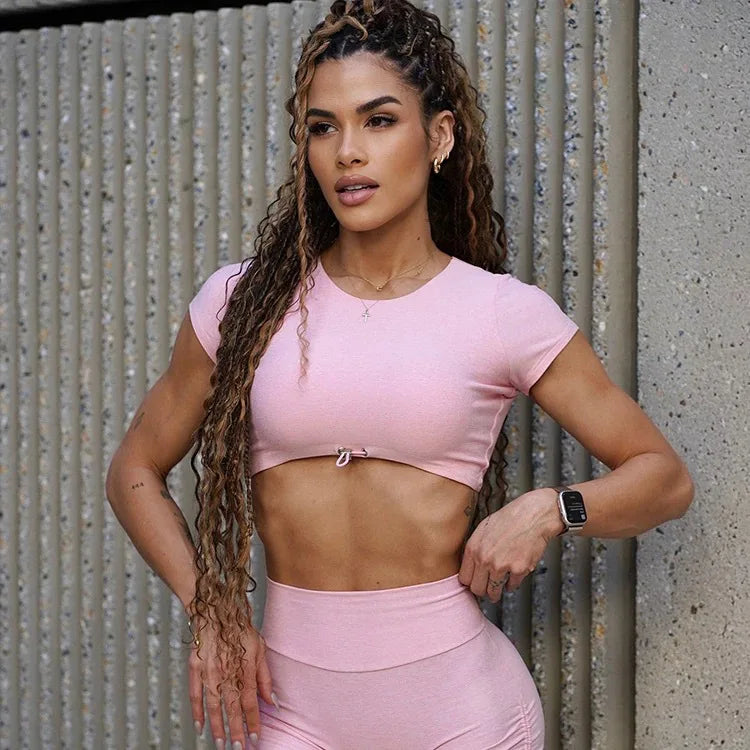 Ensemble Sport Femme — Brassière + Legging Push-Up Yoga & Fitness