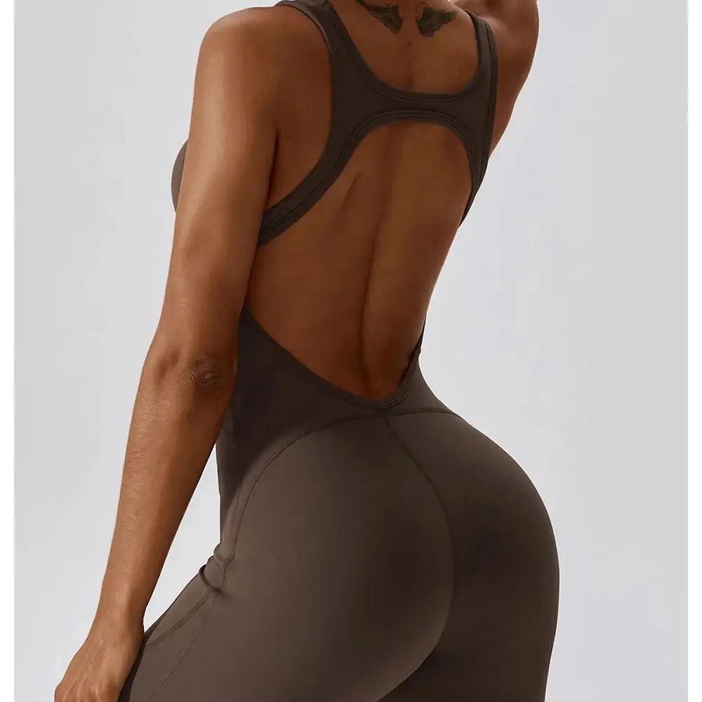 Yoga Gym Set Women's Yoga Set Training Sportswear Women Sports Jumpsuit Fitness Rompers Stretch Female Push Up Workout Bodysuits