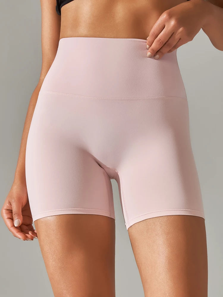 Women's Sports Short Yoga Leggings Squat Proof High Waist Fitness Tight Shorts Quick-Drying Cycling Workout Gym Shorts