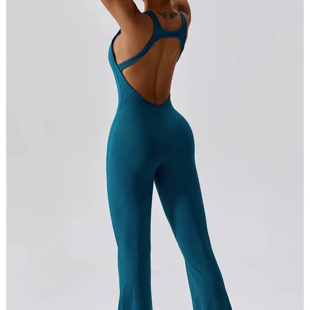 Yoga Gym Set Women's Yoga Set Training Sportswear Women Sports Jumpsuit Fitness Rompers Stretch Female Push Up Workout Bodysuits