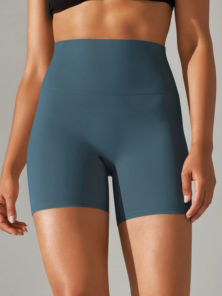 Women's Sports Short Yoga Leggings Squat Proof High Waist Fitness Tight Shorts Quick-Drying Cycling Workout Gym Shorts