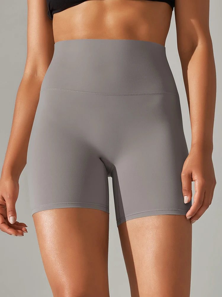 Women's Sports Short Yoga Leggings Squat Proof High Waist Fitness Tight Shorts Quick-Drying Cycling Workout Gym Shorts