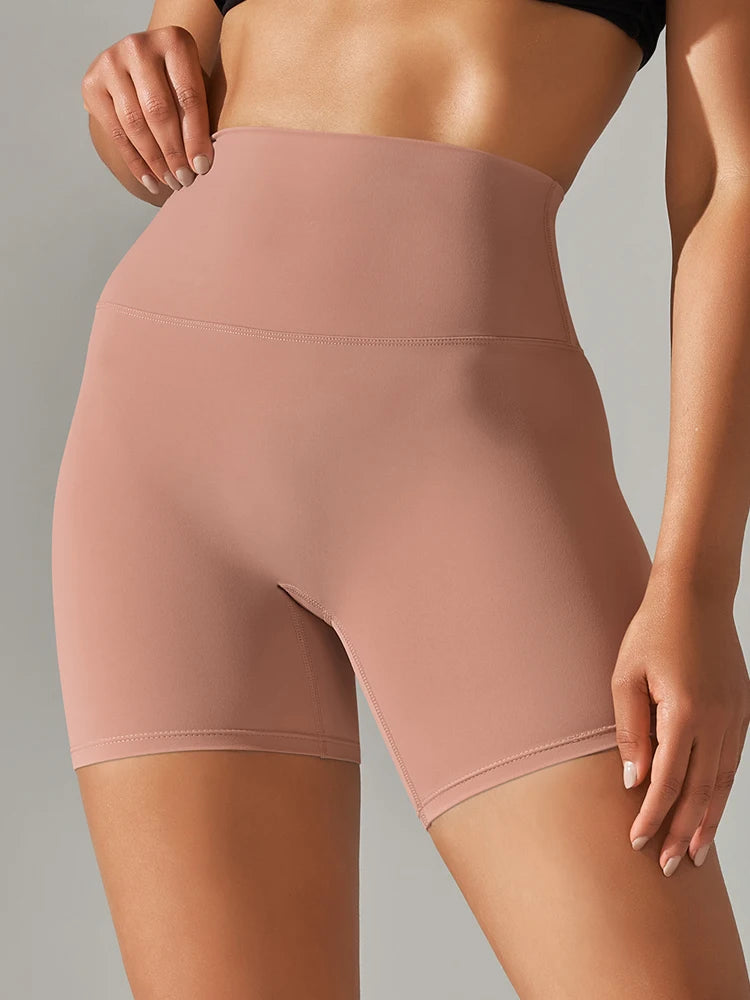 Women's Sports Short Yoga Leggings Squat Proof High Waist Fitness Tight Shorts Quick-Drying Cycling Workout Gym Shorts