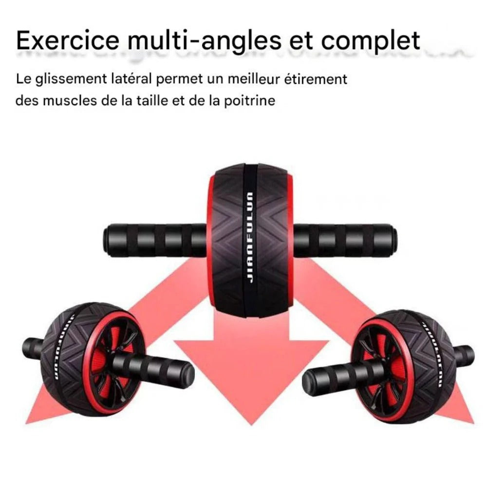 AbForce™ – Rouleau Abdominal Antidérapant