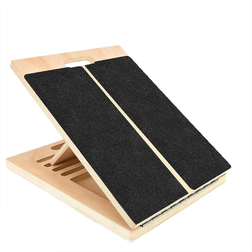 Planche d’inclinaison pliable - Étireur ajustable pour mollets et chevilles