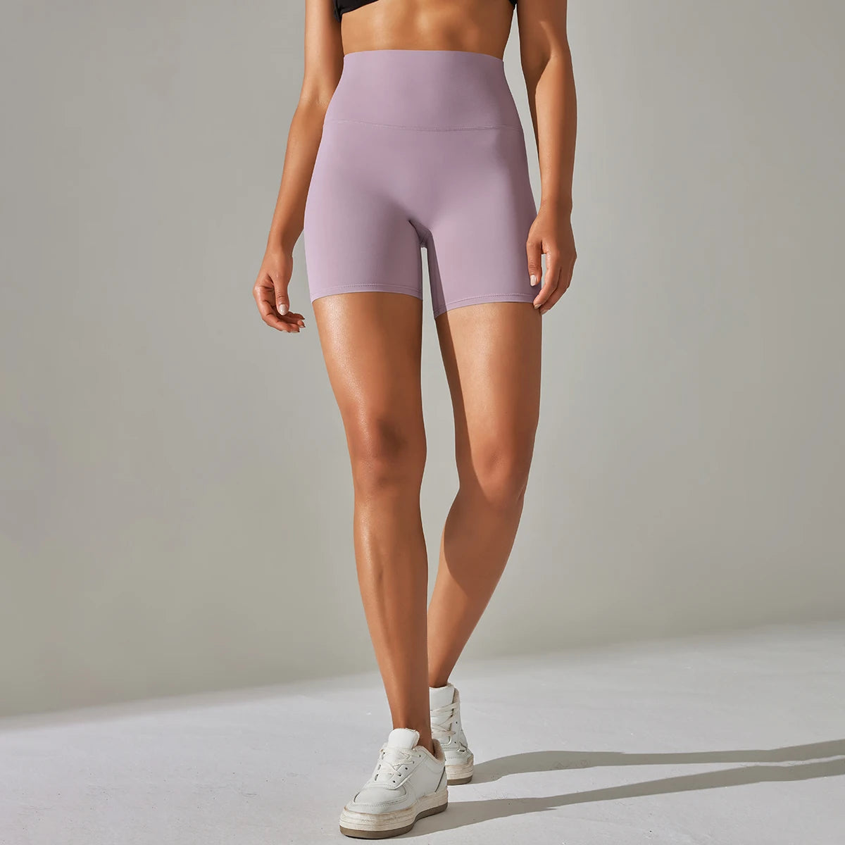 Women's Sports Short Yoga Leggings Squat Proof High Waist Fitness Tight Shorts Quick-Drying Cycling Workout Gym Shorts