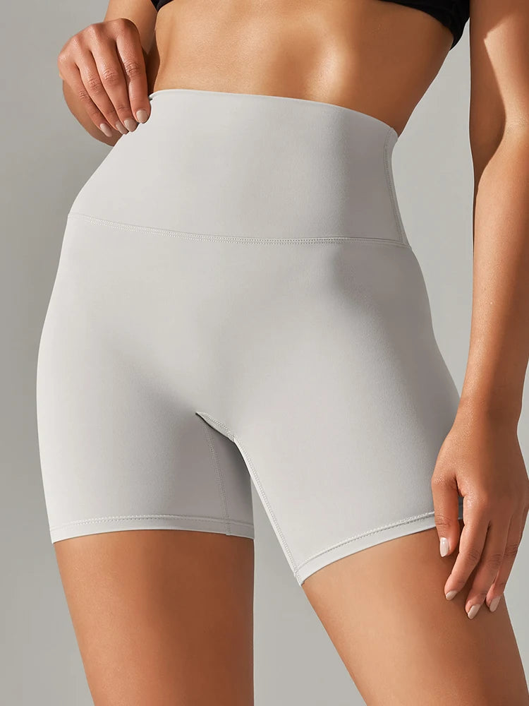 Women's Sports Short Yoga Leggings Squat Proof High Waist Fitness Tight Shorts Quick-Drying Cycling Workout Gym Shorts