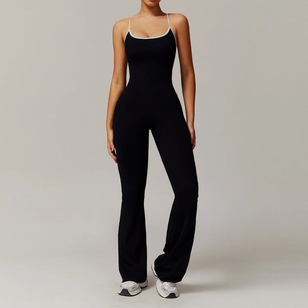 Yoga Set V Jumpsuit Gym Set Women Training Yoga Suit Sportswear Women Sports Jumpsuit Fitness Workout Bodysuits Sexy Back
