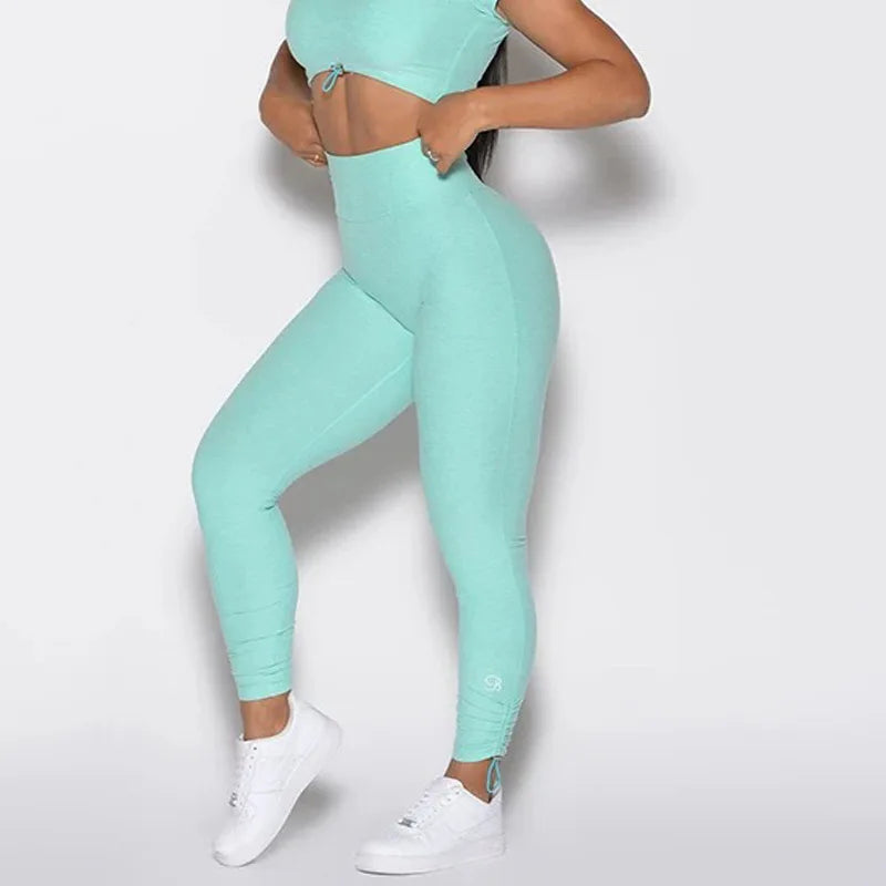Ensemble Sport Femme — Brassière + Legging Push-Up Yoga & Fitness